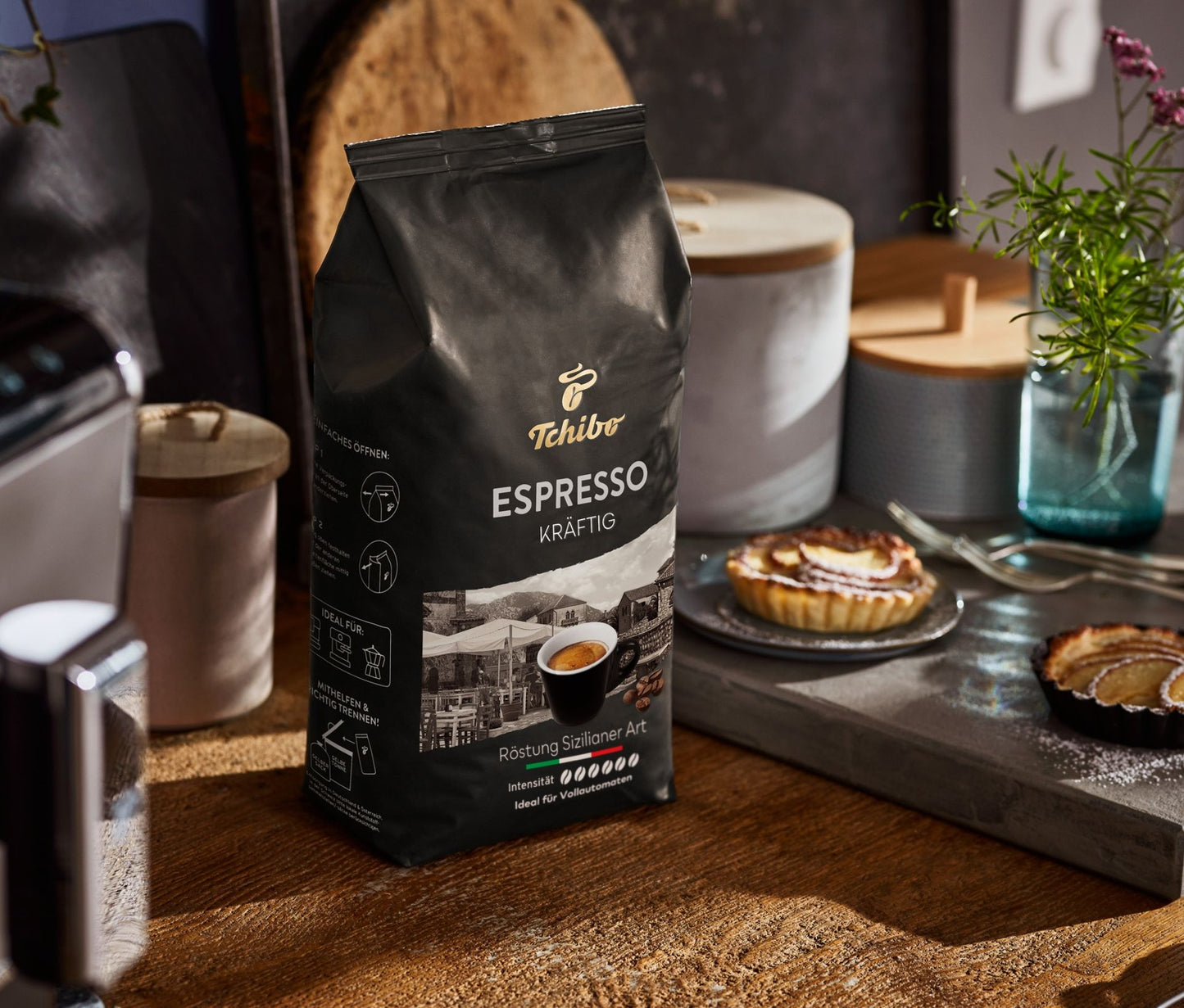 Espresso Kräftig - 2x 1 kg Ganze Bohne